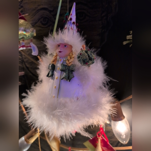 Dept 56 Krinkles xmas Ornament Elf Child nice approx 8" - Picture 5 of 6